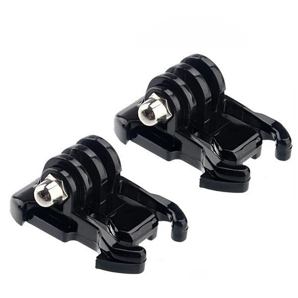 2PCS Black Buckle Basic Mount Adapter Clips for GoPro HERO 12 11 10 9 8 7 Camera