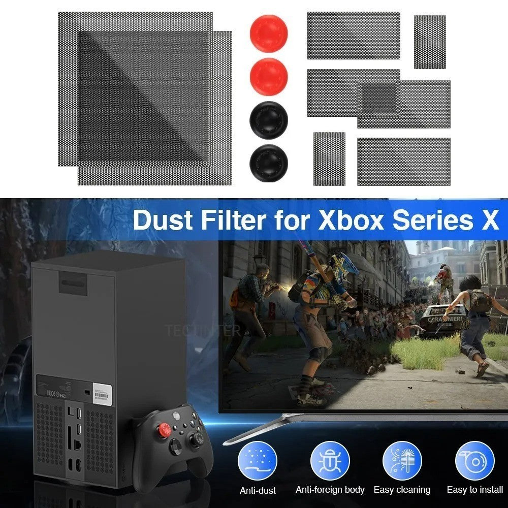 Anti Dust Filter Cover For Xbox Series X Console Cooling Fan Dustproof Cover