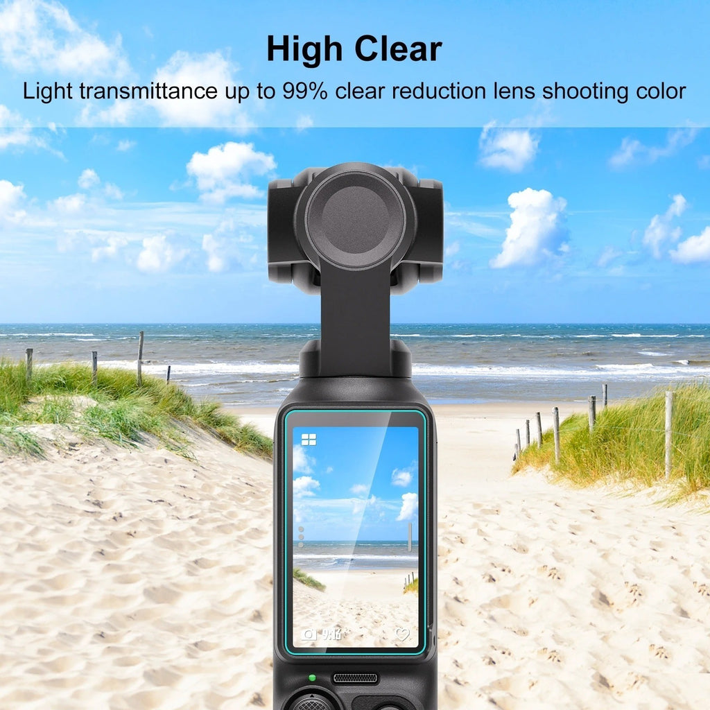 3 Pack Tempered Glass Lens Screen Protector For DJI Osmo Pocket 3 Accessories