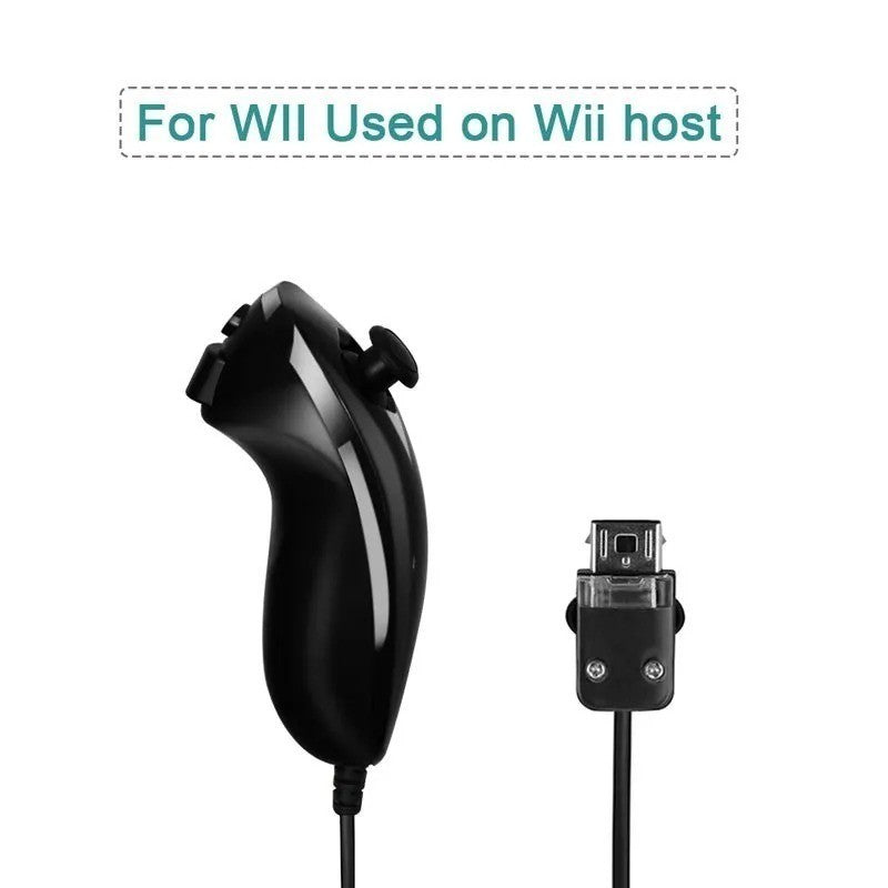Wii Nunchuck Black White Blue For Nintendo nunchucks for Nintendo Wii / Wii U