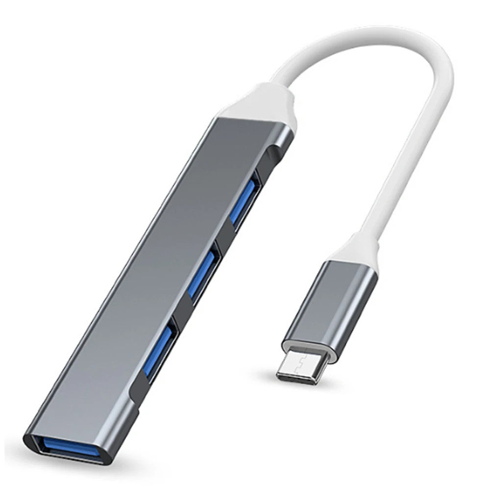 4 Port USB C Hub High Speed Multi Splitter Adapter for MacBook Air Pro Laptop PC