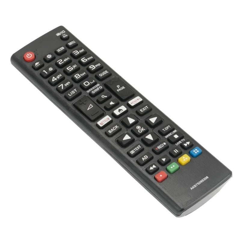 TV Remote for All LG TVs RC Netflix Amazon Buttons No Programming AKB75095308