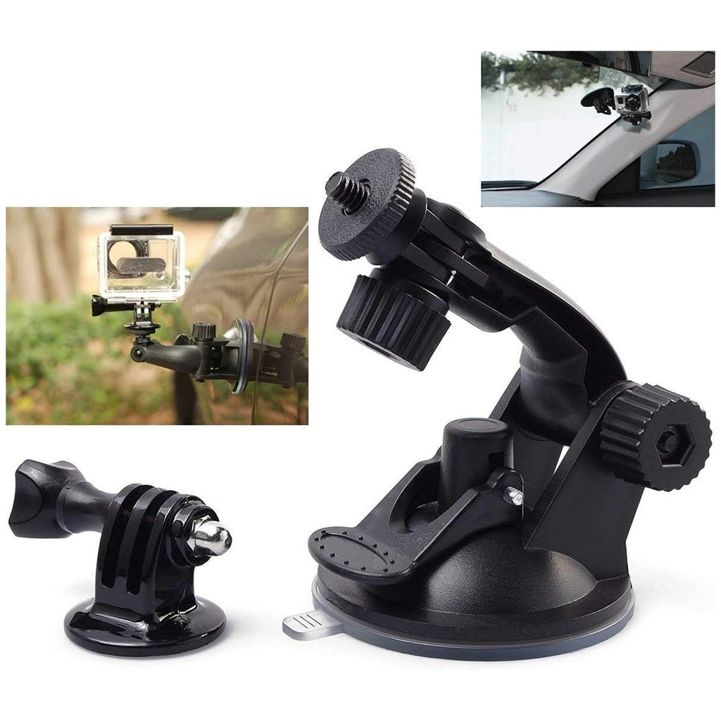 Extended Suction Cup Car Holder Mount Windshield Bracket for GoPro Hero Insta360
