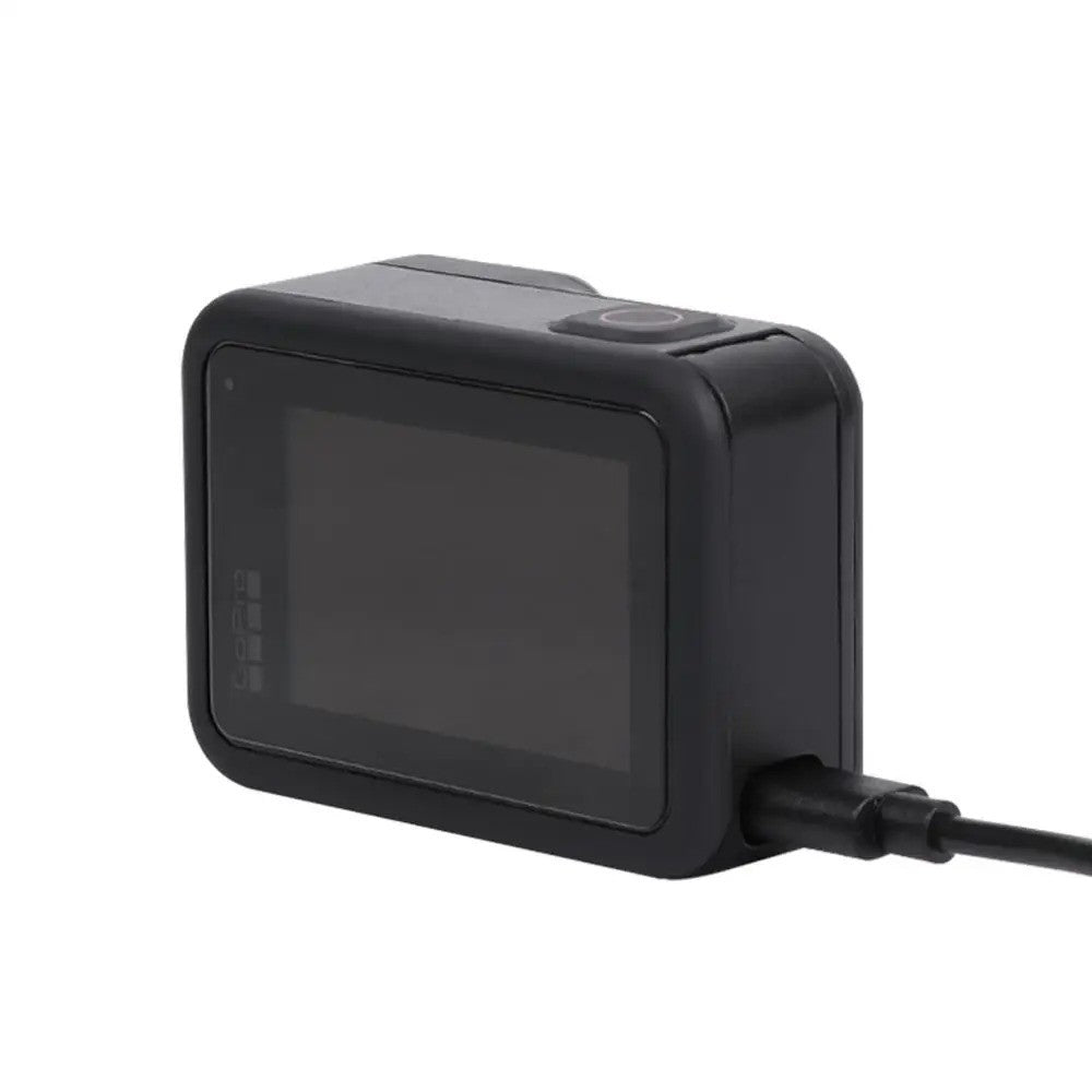 Plastic Removable Battery Cover Side Door with Charging Port for GoPro Hero 8
