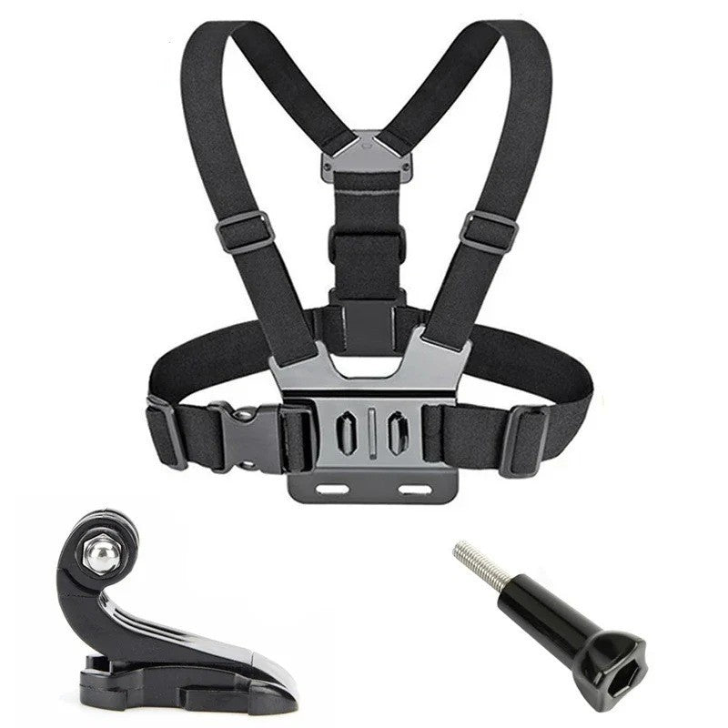 Chest Strap Mount Harness for GoPro Hero 9 10 11 12 13 DJI Action Insta360 SJCAM