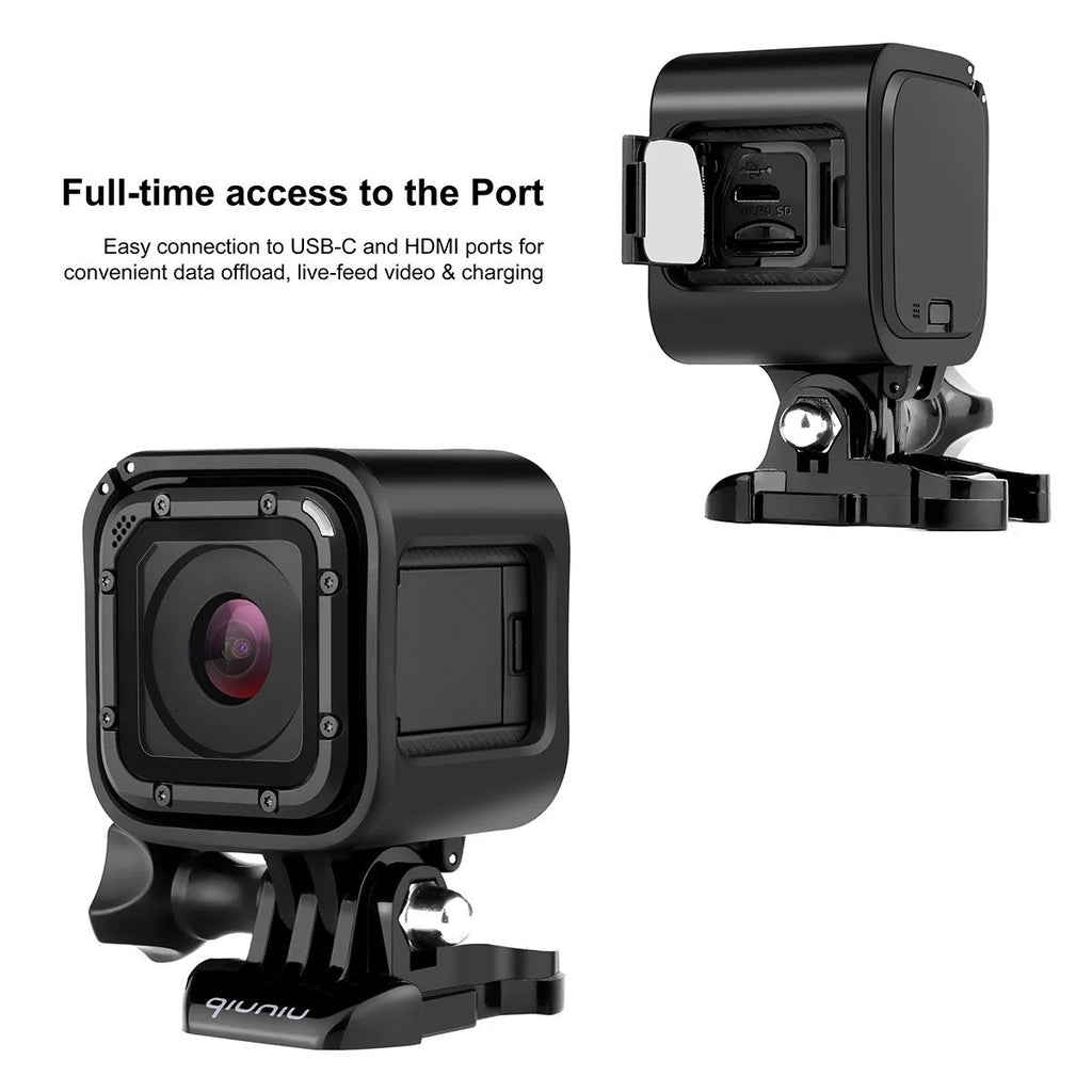 Frame + Lens Cap For GoPro Hero 4 5 Session Case Mount Protective Housing Cover