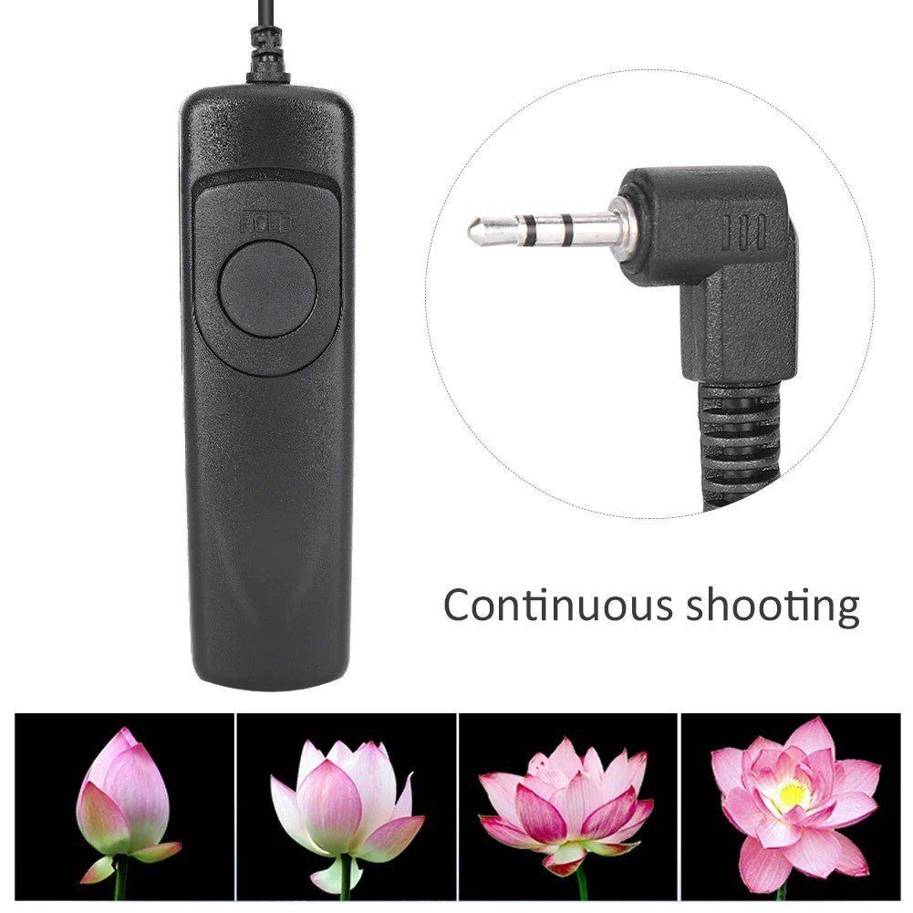 Wired Remote Shutter Release RS-60E3 for Canon EOS RP 550D T7i T6i T5 T5i Pentax