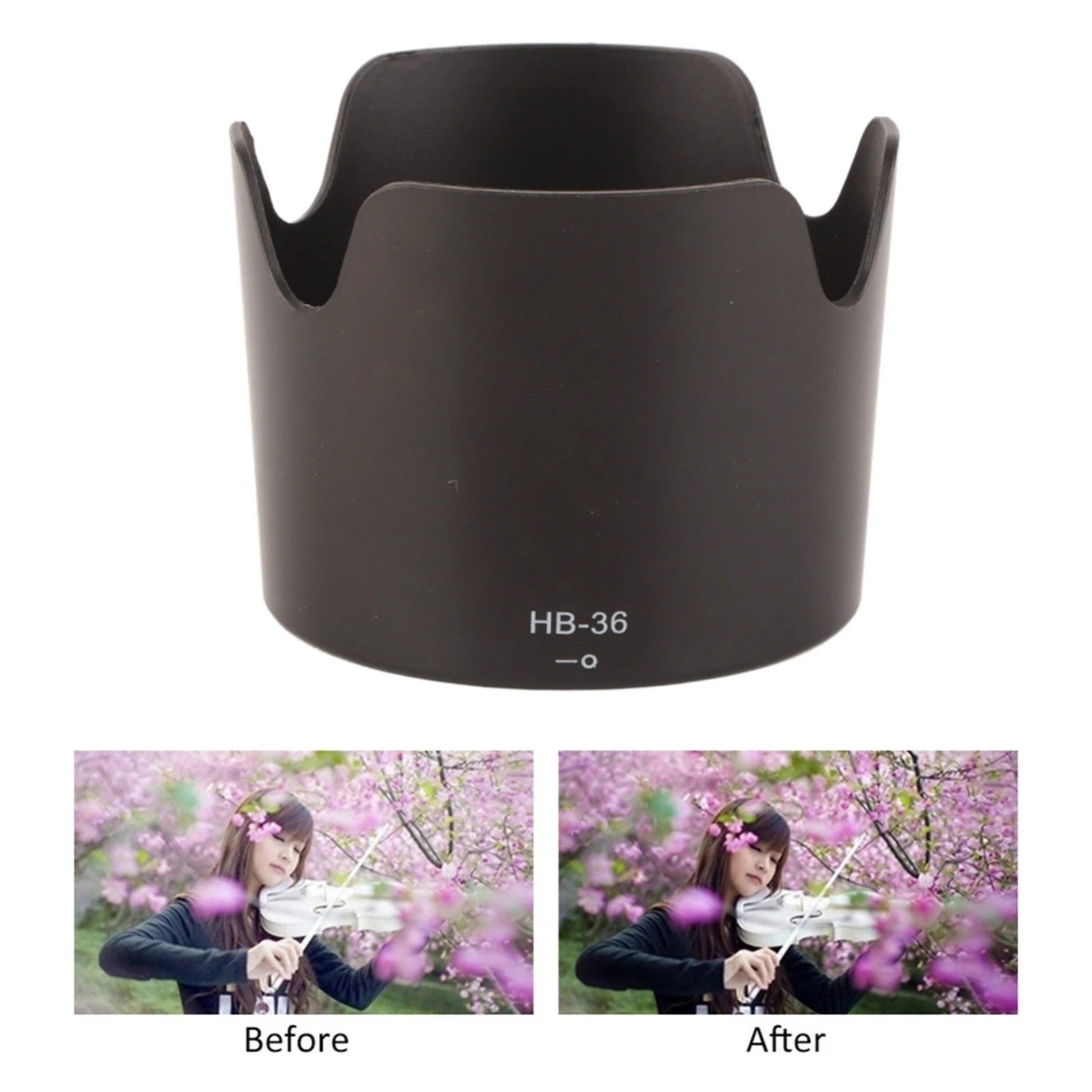 HB-36 Lens Hood for Nikon AF-S VR Zoom-Nikkor 70-300mm f/4.5-5.6G IF-ED