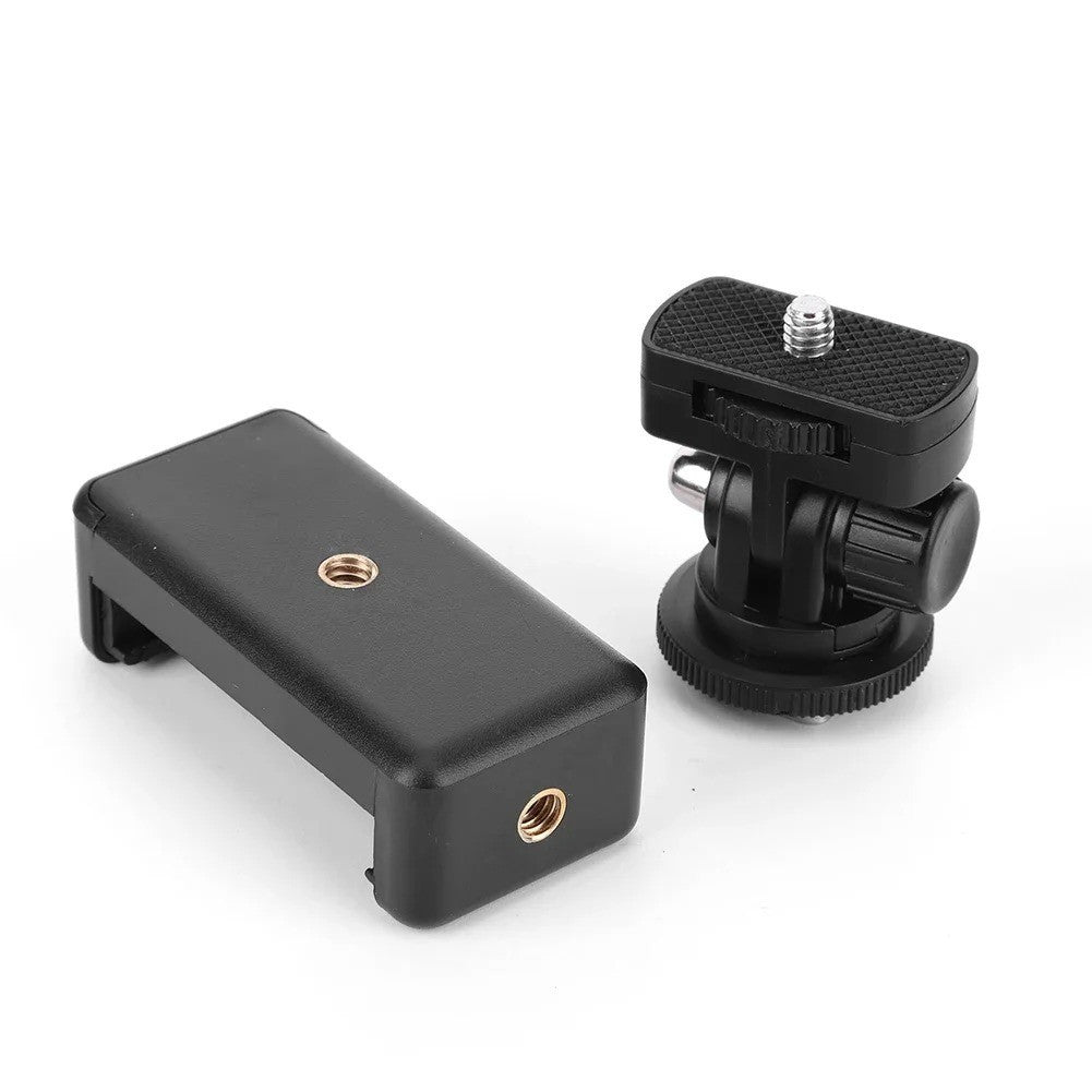 Phone Holder Hot Shoe Mount Adapter Kit for Cellphone DSLR Mirrorless Camera
