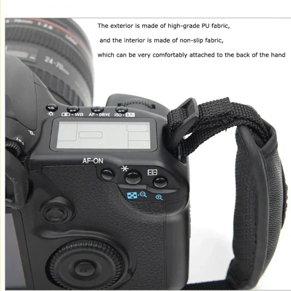 Camera Hand Strap Wrist Grip Adjustable For Canon Nikon Sony Panasonic Fujifilm