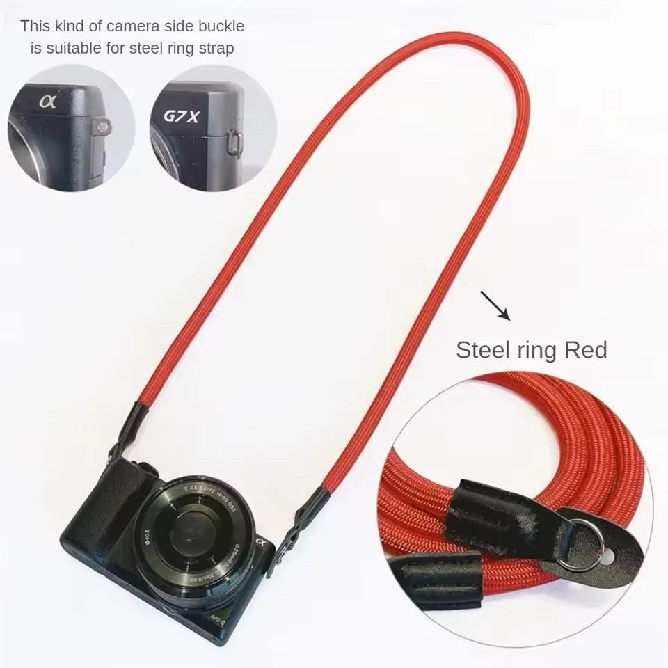 Universal Camera Strap 100cm Climbing Rope Neck Shoulder Strap for DSLR Camera