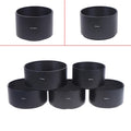 Universal Long Metal Lens Hood 40.5-77mm Camera Sunshade Screw-In Black Shade