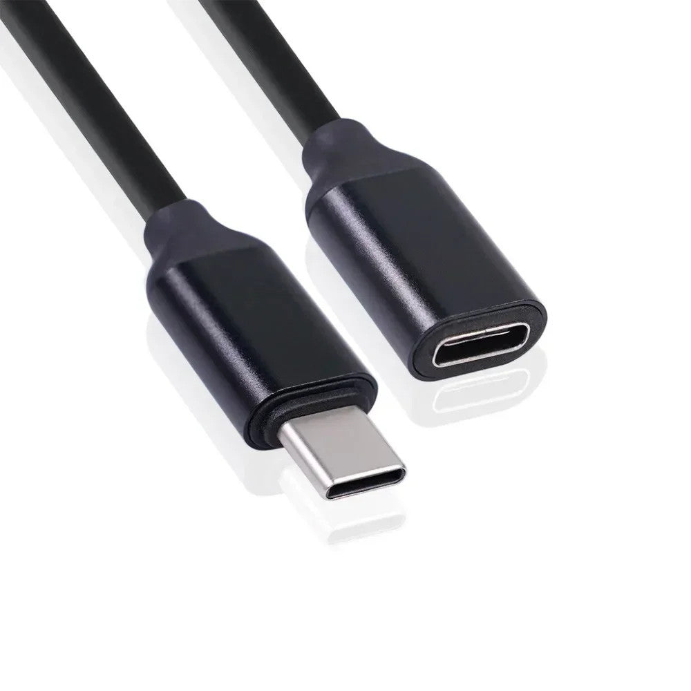 USB C Male to Female Extension Cable 60W 3A Fast Charge Data Wire Adapter Cord
