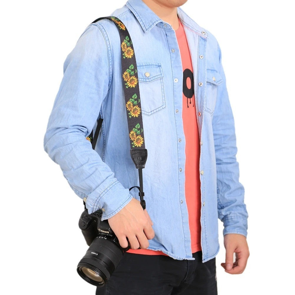 Vintage Hippie Woven Camera Neck Shoulder Strap For Canon Nikon Sony Fuji DSLR