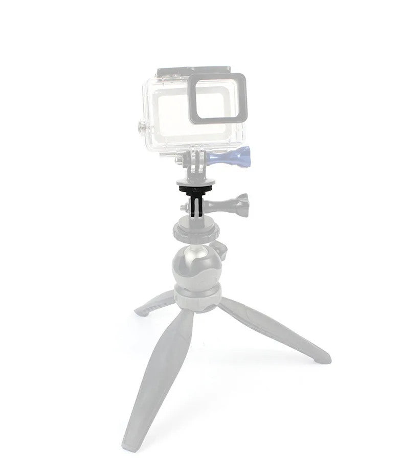 1/4 Inch Screw Tripod Adapter 360 Rotating Mount Holder for GoPro Insta360 DJI