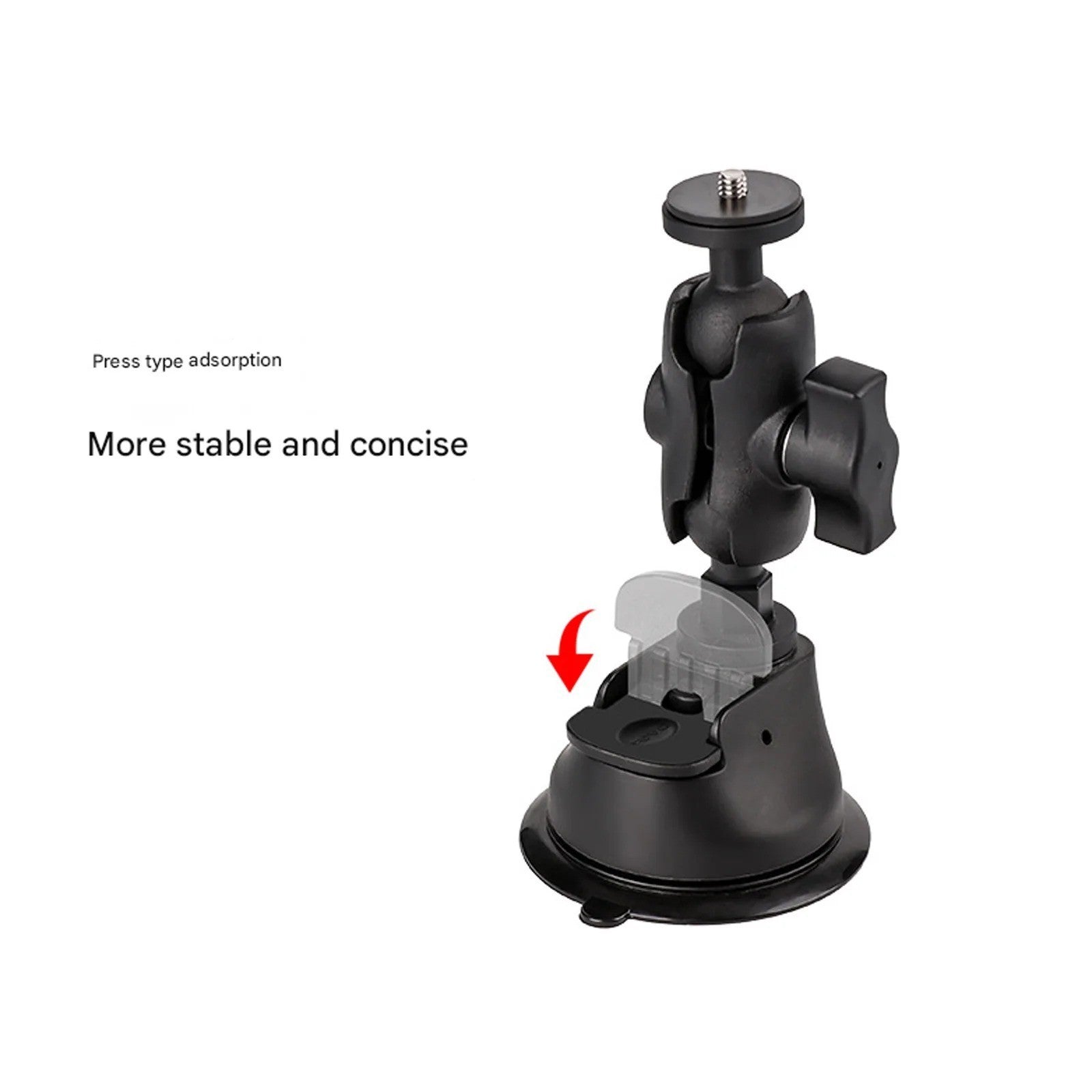 360 Camera Triple Suction Cup Car Mount Kit for Insta360 X5 X4 X3 GoPro Hero