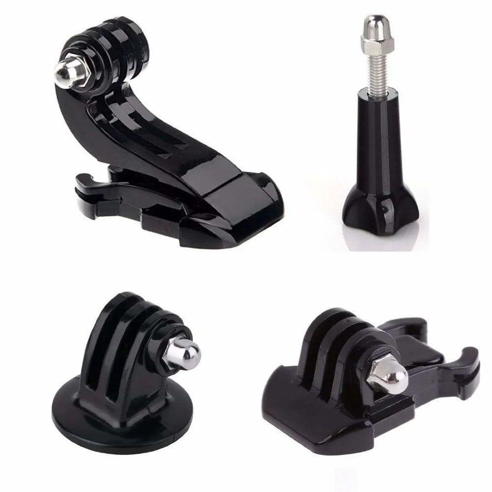 4 in 1 Kit Buckle Mount Clips Screw for GoPro HERO 12 11 10 9 8 7 6 5 4 3 Camera