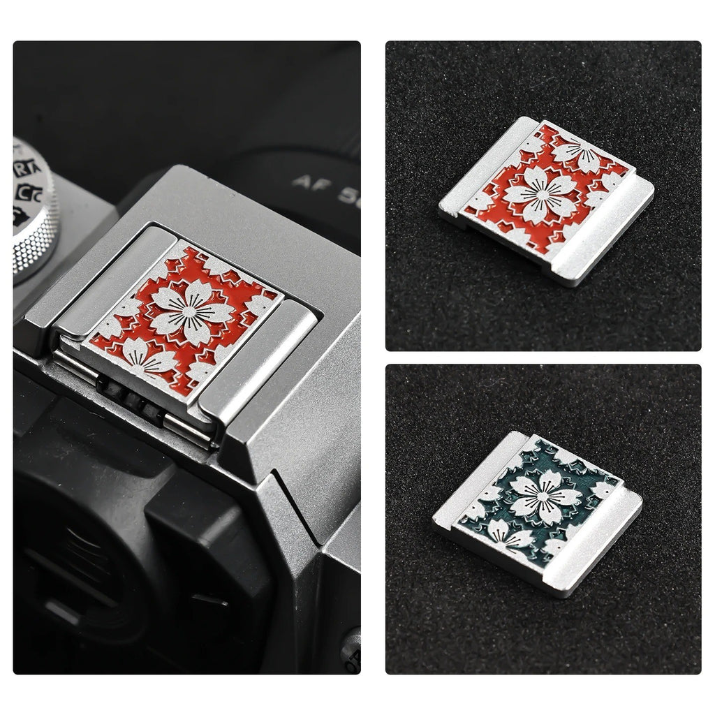 Metal Camera Hot Shoe Cover Shutter button For Fujifilm X100V X-H2S XT3 XT4 XT5