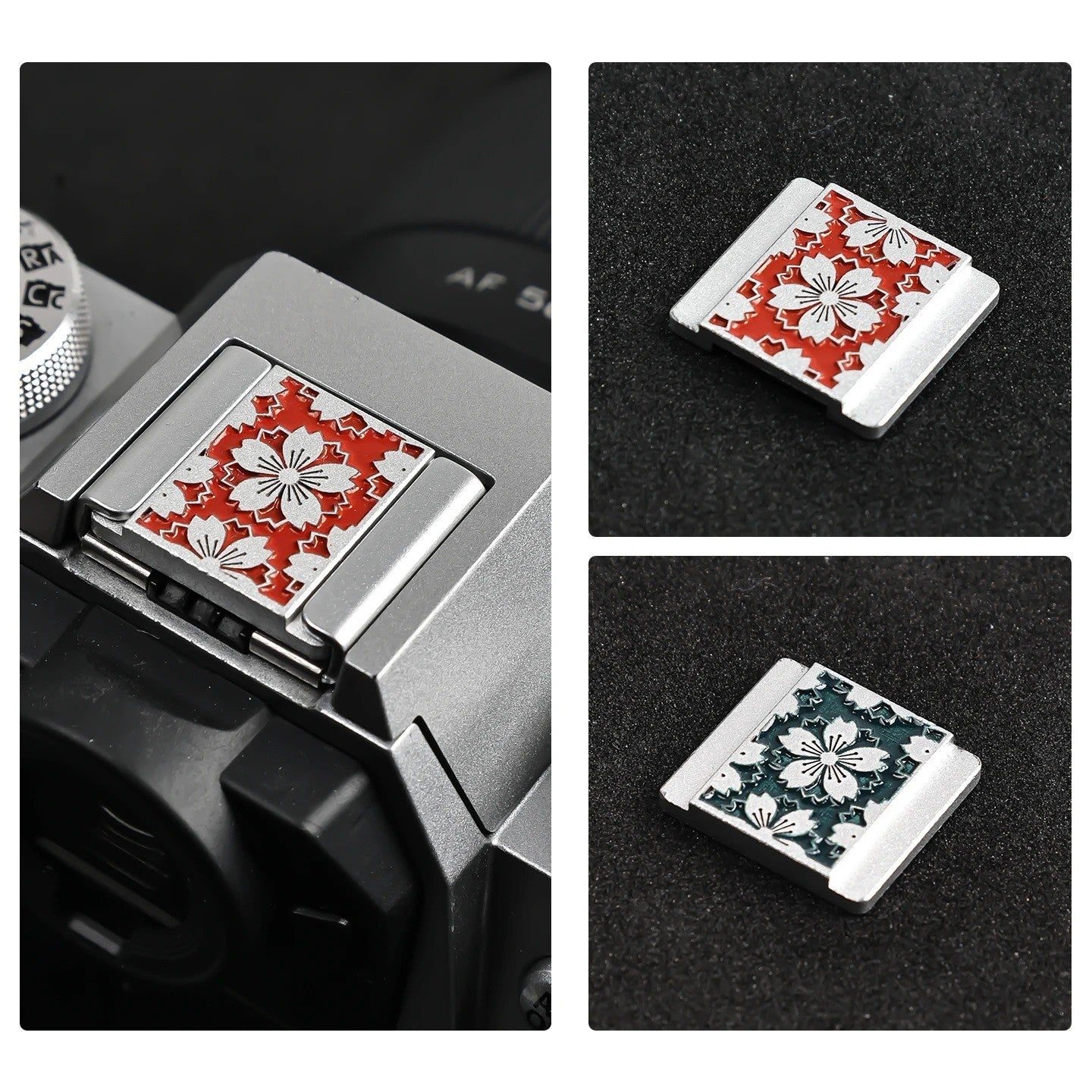 Metal Camera Hot Shoe Cover Shutter button For Fujifilm X100V X-H2S XT3 XT4 XT5