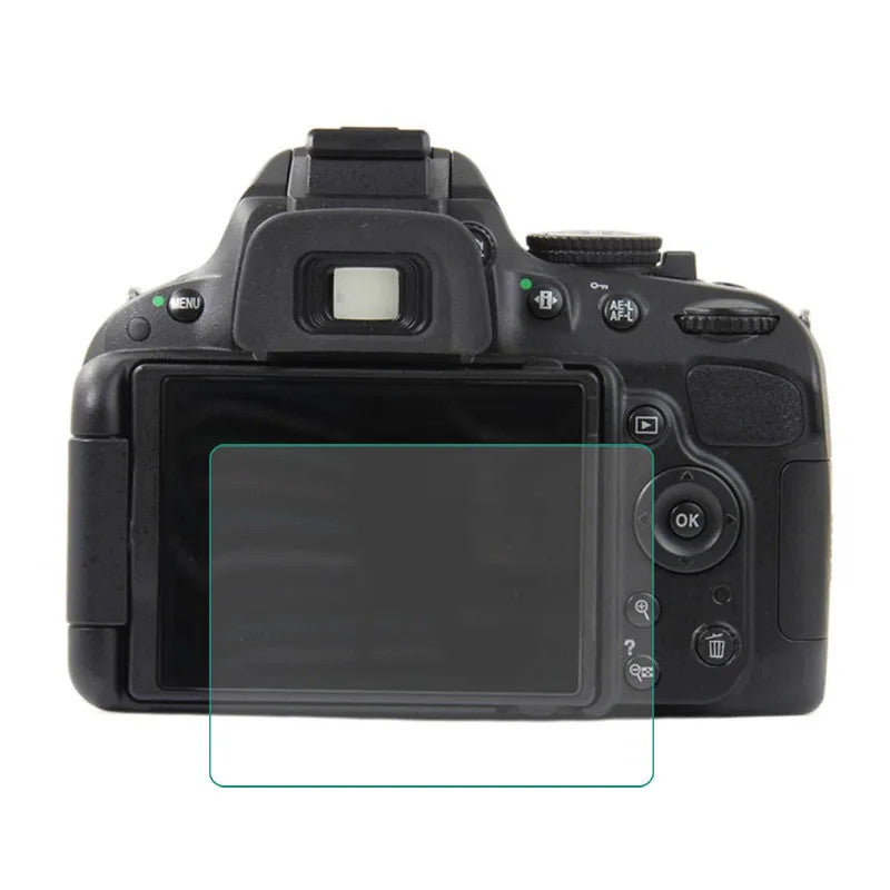 2x Tempered Glass Screen Protector for Nikon D5200 D5100 DSLR LCD Display Cover