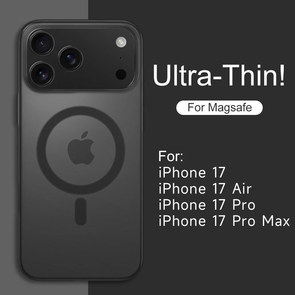 MagSafe Case for iPhone 17 17 Pro Max Case 17 Shockproof Heavy Duty Clear White