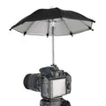 Black Camera Umbrella Sunshade Rain Holder Protector Hot Shoe Interface Black