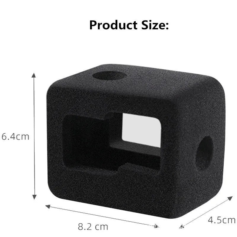 2-Pack Windslayer Cover Wind Muff for Gopro Hero 9 10 11 12 13 Black Wind Noise