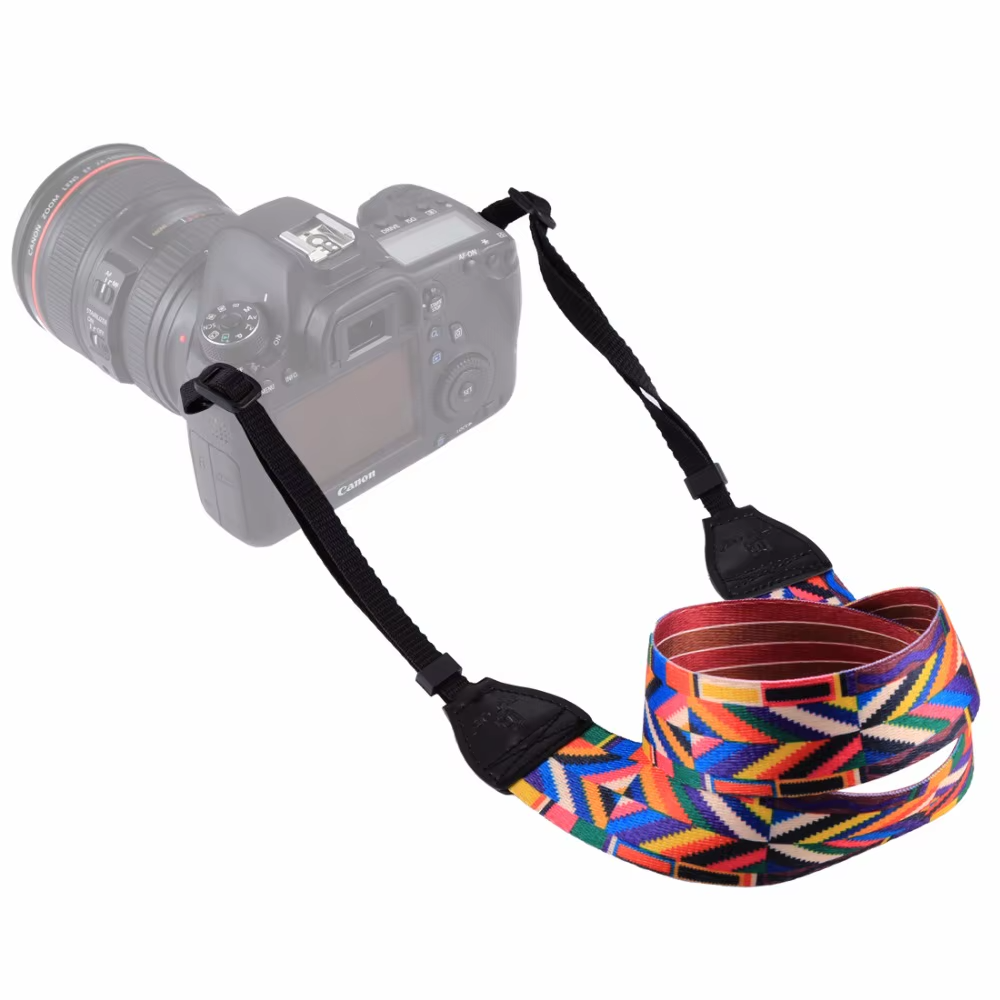 Vintage Hippie Woven Camera Neck Shoulder Strap For Canon Nikon Sony Fuji DSLR