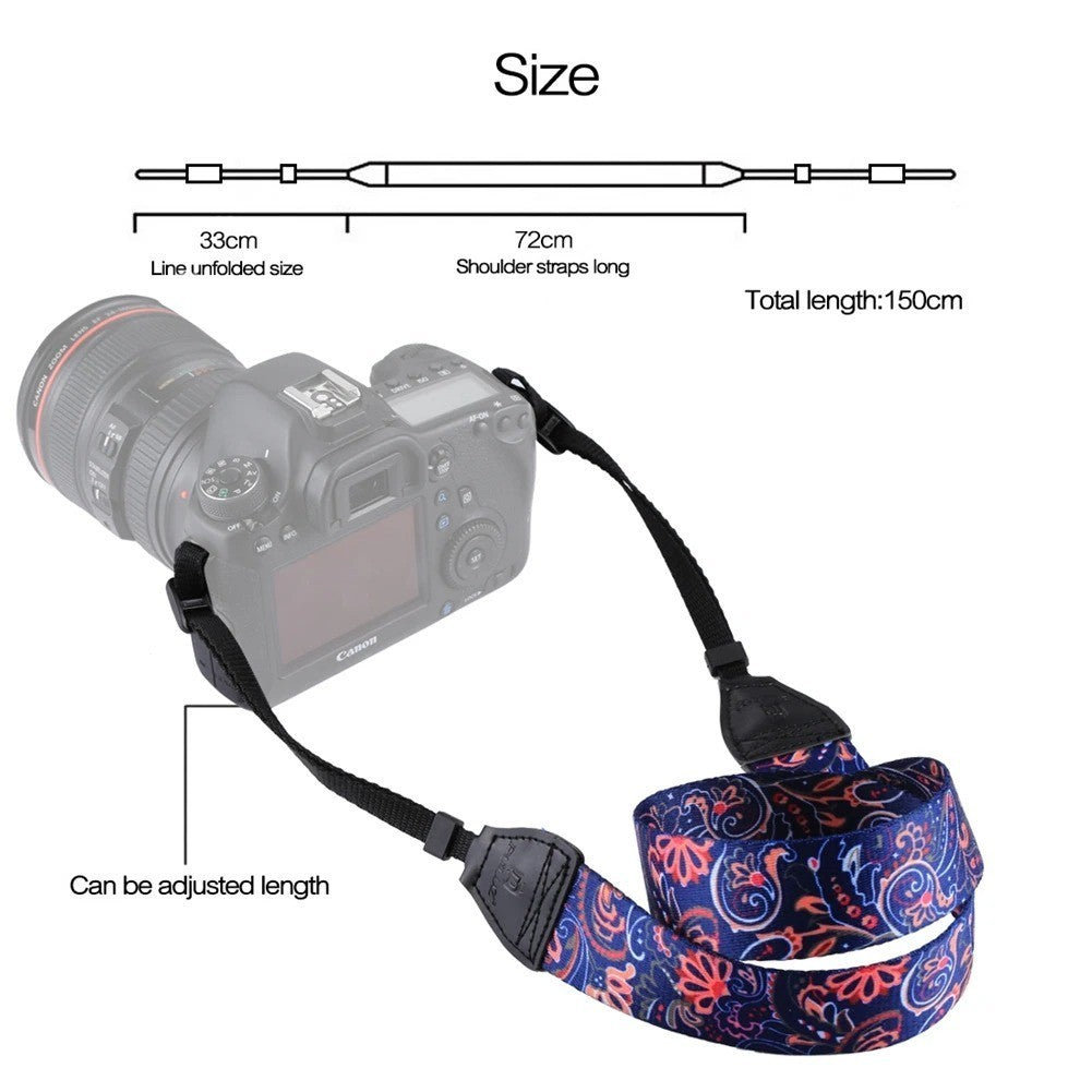 Vintage Hippie Woven Camera Neck Shoulder Strap For Canon Nikon Sony Fuji DSLR