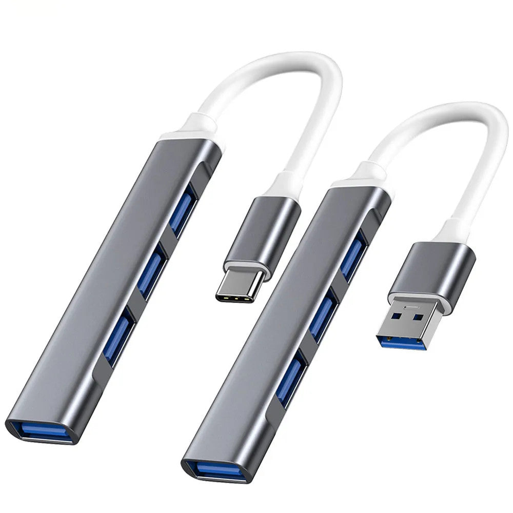 4 Port USB C Hub High Speed Multi Splitter Adapter for MacBook Air Pro Laptop PC
