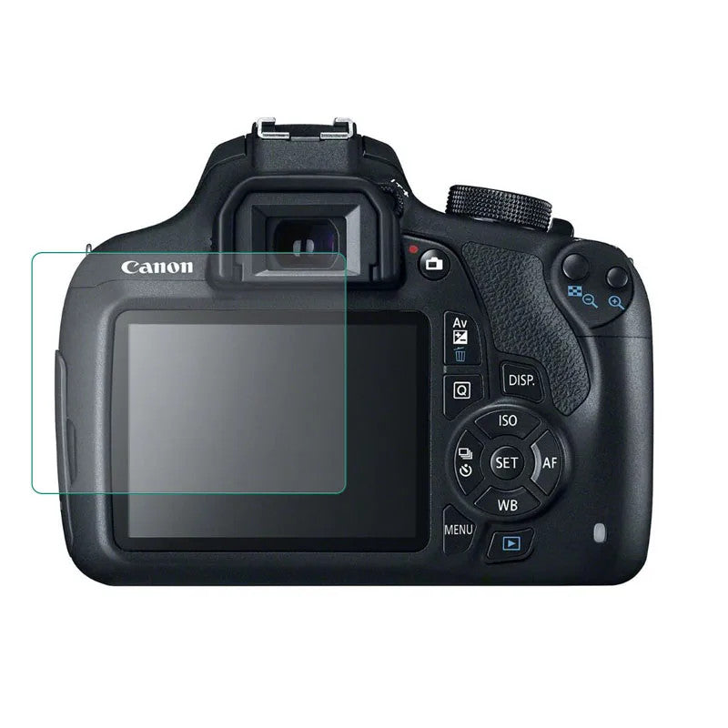 2x Tempered Glass Screen Protector for Canon Rebel T7 T6 T5 EOS 2000D 1300D LCD