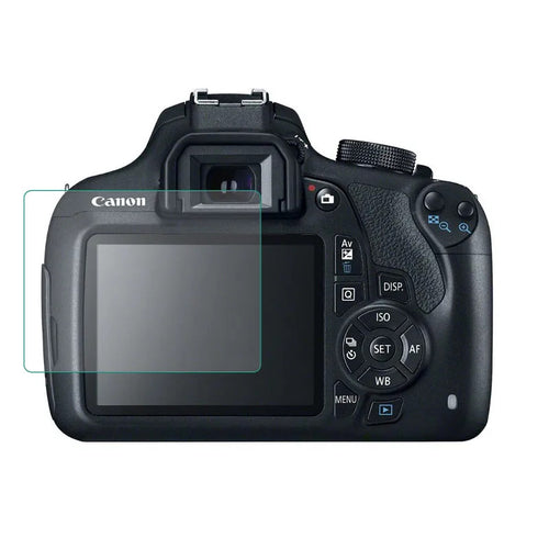 2x Tempered Glass Screen Protector for Canon Rebel T7 T6 T5 EOS 2000D 1300D LCD