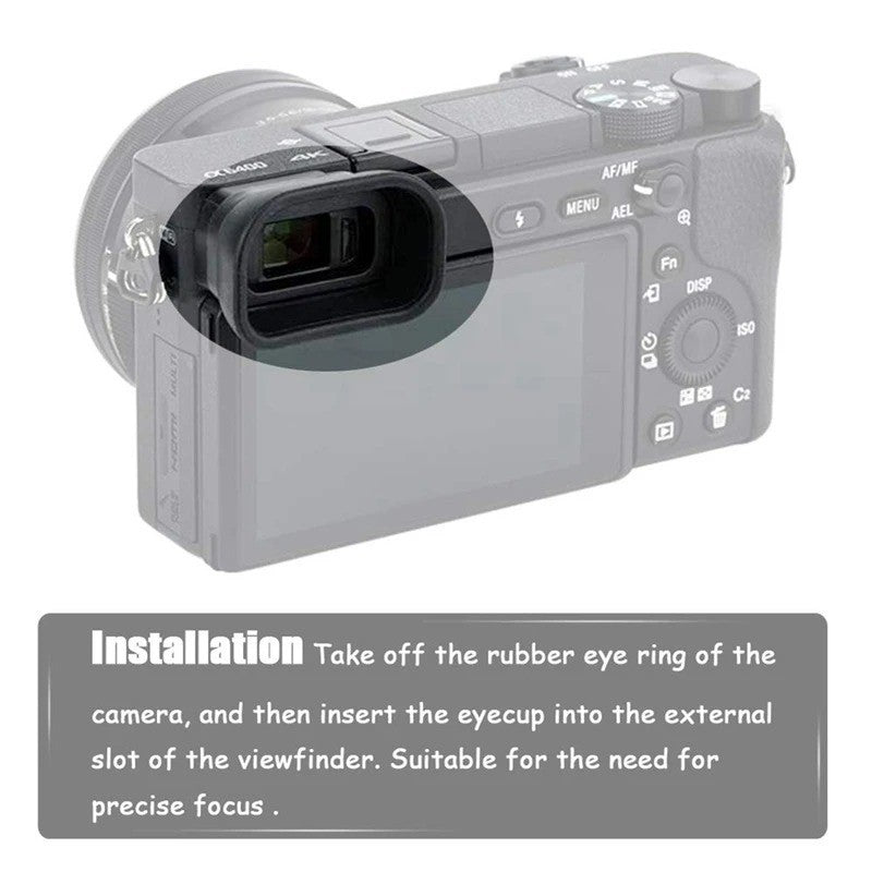FDA-EP17 Viewfinder Eyecup Eye Cup Eyepiece EP17 for Sony A6400 A6500 A6600