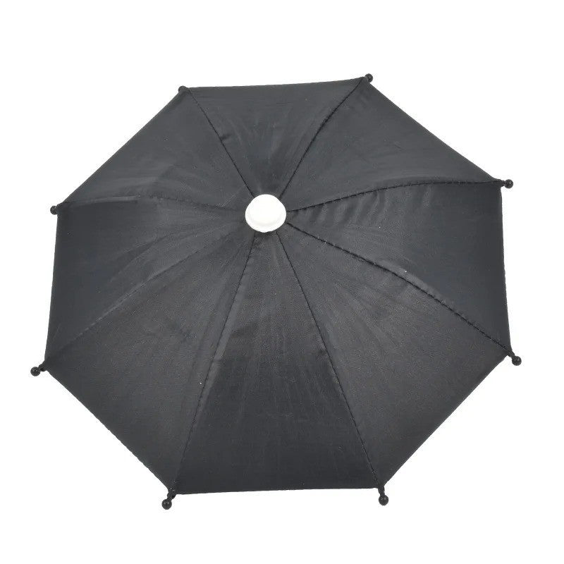 Black Camera Umbrella Sunshade Rain Holder Protector Hot Shoe Interface Black