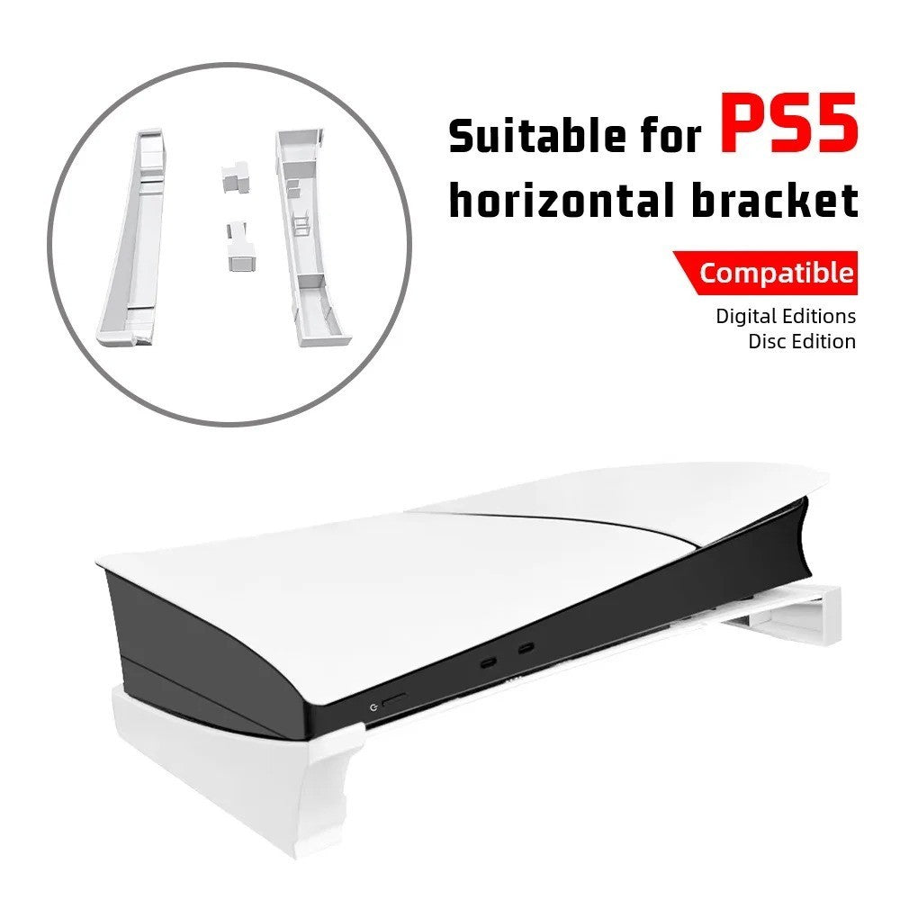 For PS5 Slim and PS5 PRO console desktop stand horizontal base accessories