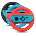 Steering Wheel for Nintendo Switch Mario Kart Red Blue JoyCon Controller 2-Pack