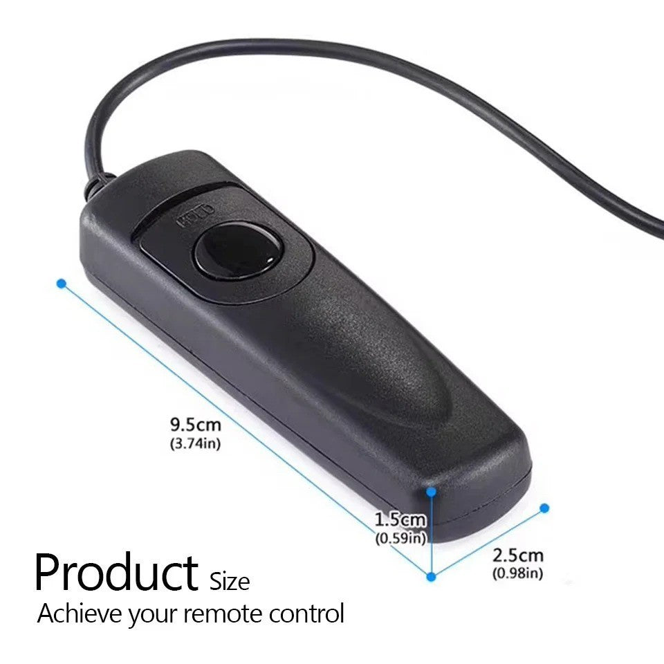 Wired Remote Shutter Release RS-80N3 for Canon R1 R3 R5 Mark II R5c 5D Mark II