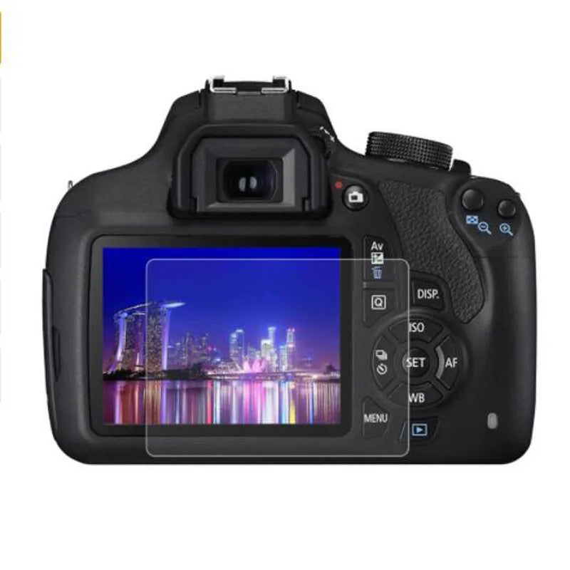 2x Tempered Glass Screen Protector for Canon Rebel T7 T6 T5 EOS 2000D 1300D LCD
