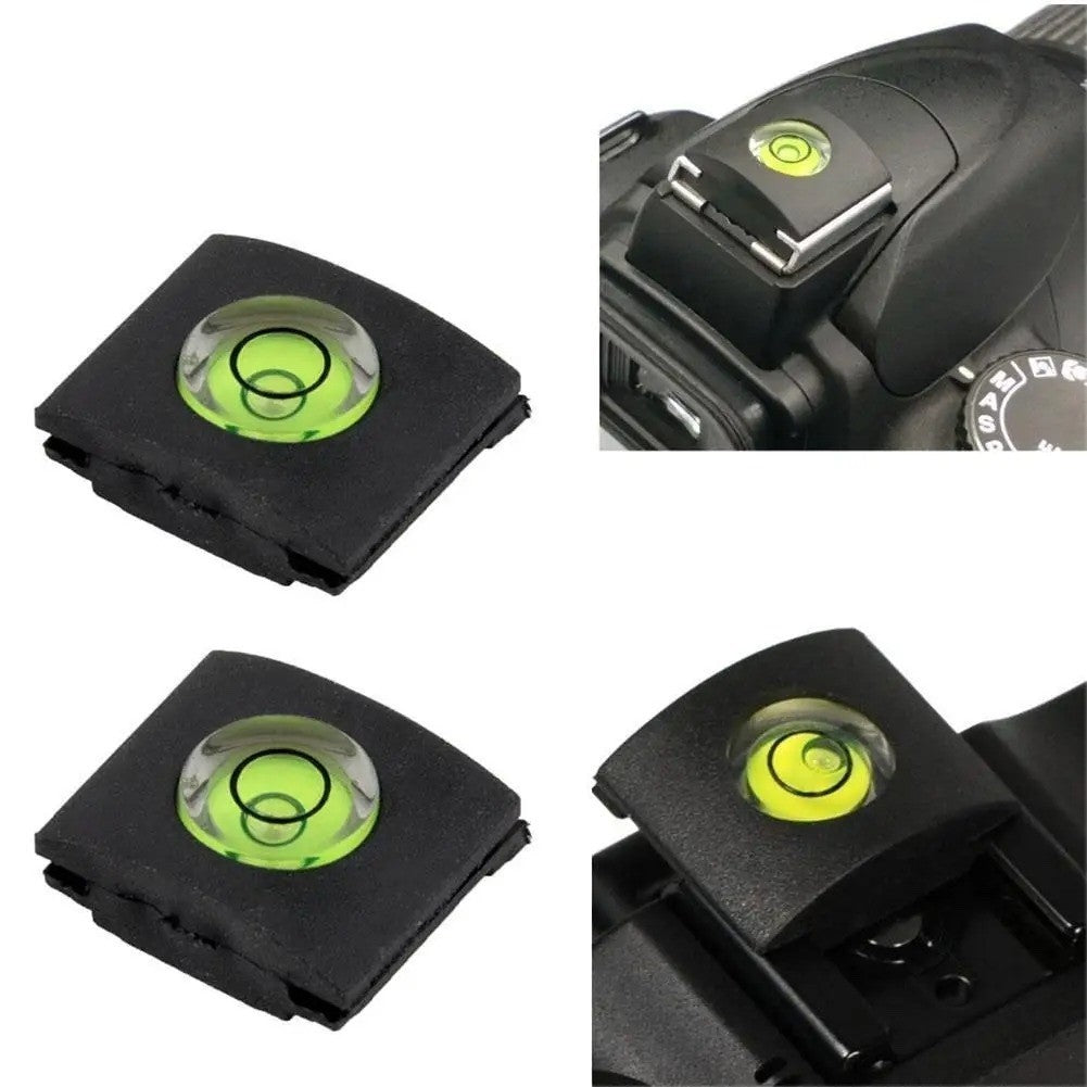 4 Pack Flash Hot Shoe Cover With Bubble Level For Nikon Canon Contax Pentax Fuji