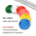 Universal Colored Lens Cap Center Pinch 37/40.5/43/46/49/52/55/58/62/67mm