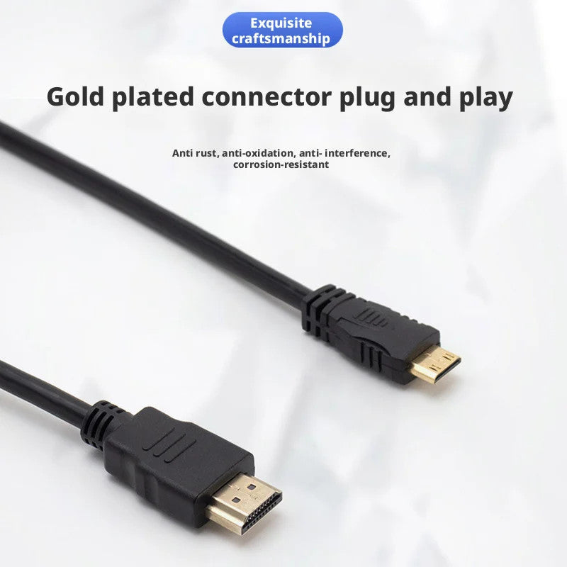 Mini HDMI to HDMI Adapter Cable 1080p HD Monitor Camera Tablet TV Display Cord