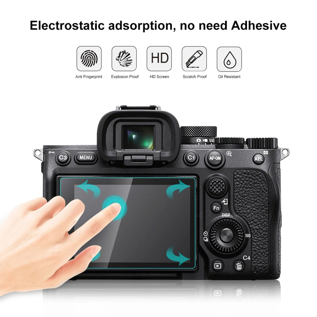 Tempered Glass Screen Protector for Sony Alpha 7 IV A7 IV A7IV ILCE-7M4 9H LCD