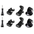 (8 Pack) J-Hook Buckle Tripod Mount Adapter + Thumbscrews for GoPro Hero DJI
