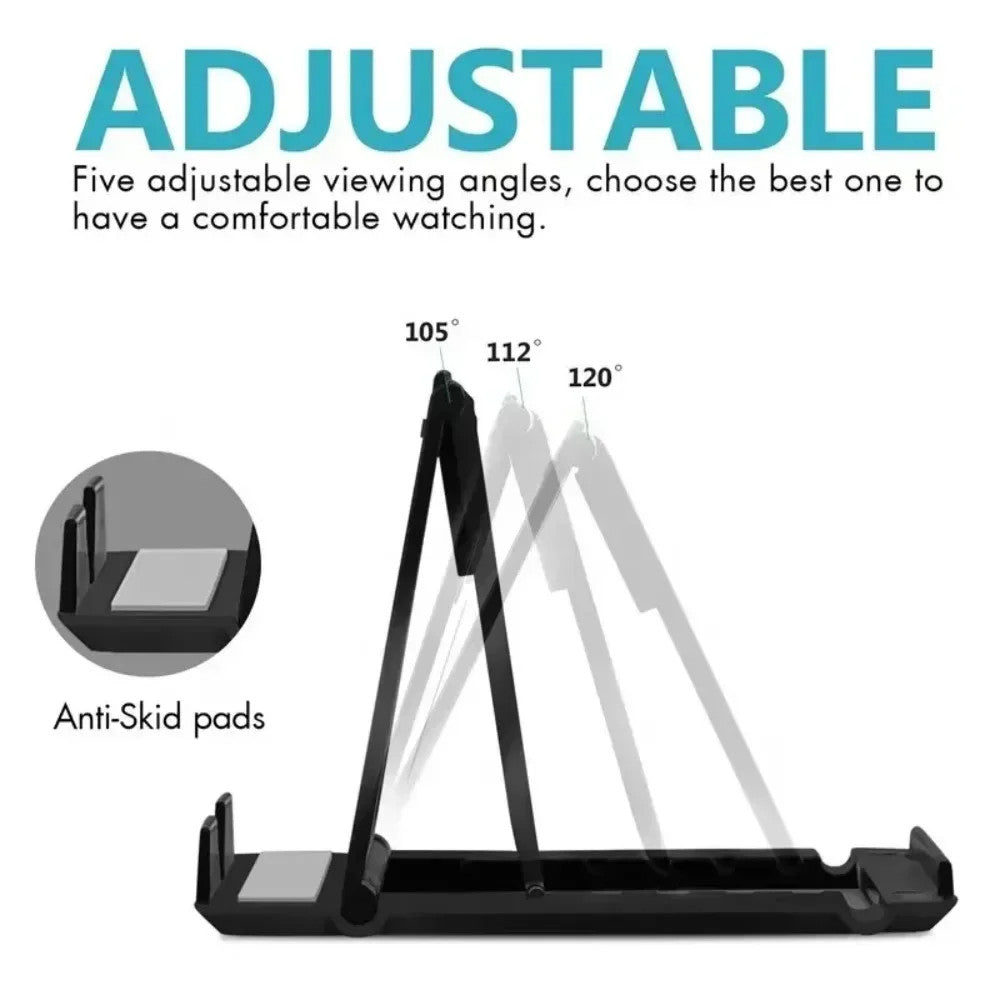 Adjustable Desktop Phone Stand Foldable Desk Holder for iPad iPhone Samsung