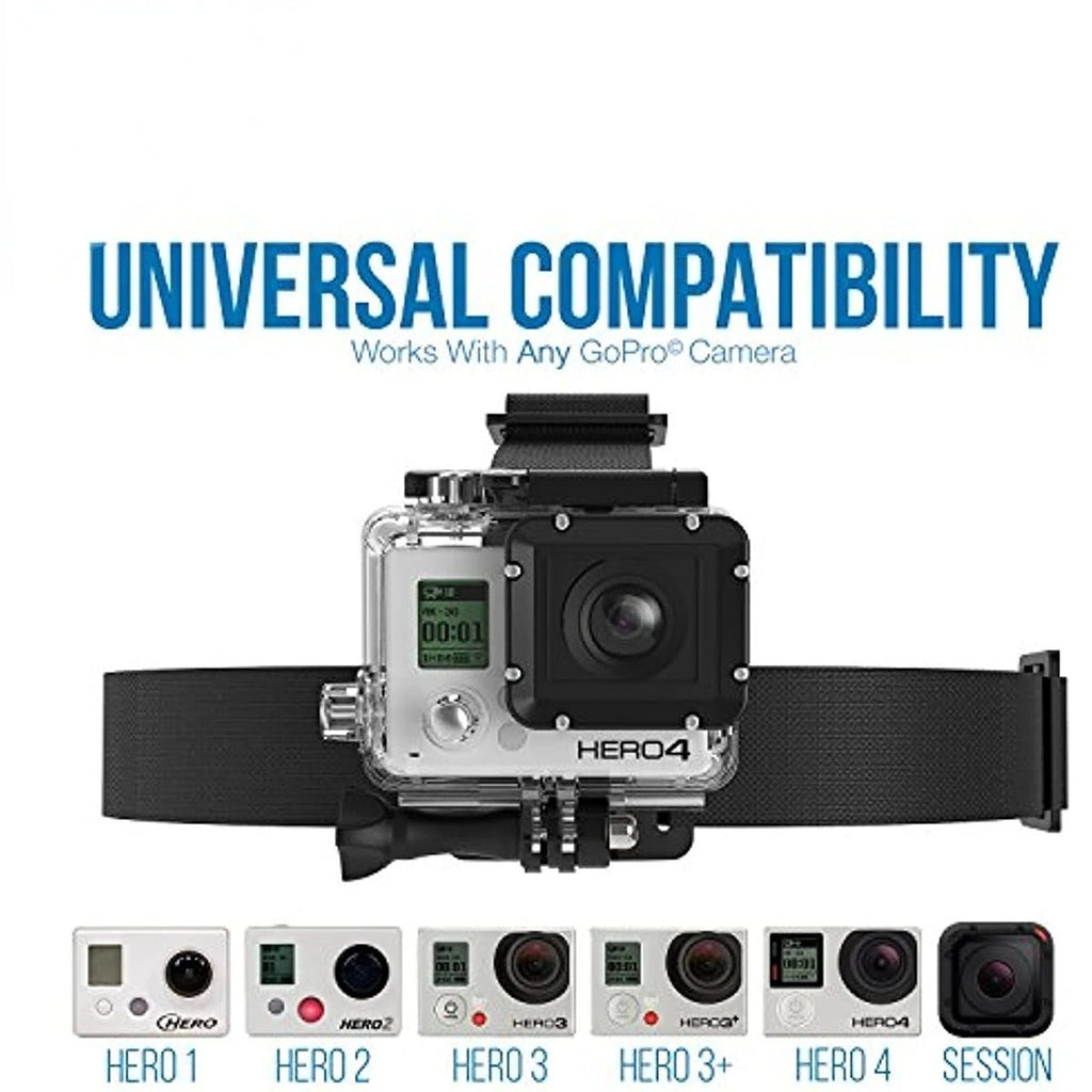 Head Strap Mount Headband for GoPro Hero 9 10 11 12 13 DJI Action Insta360 SJCAM