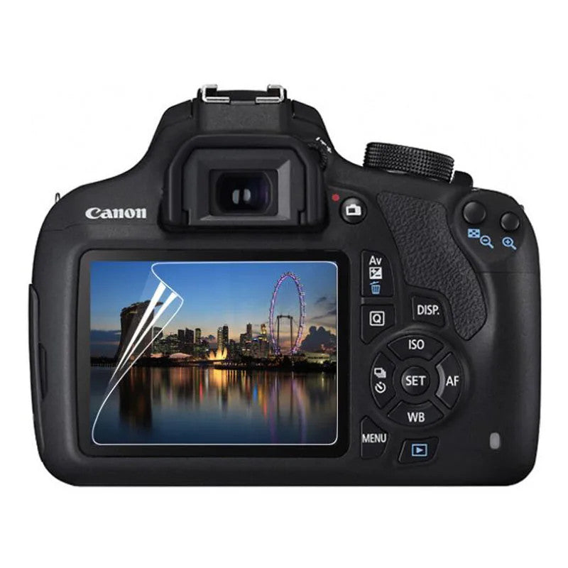 3x PET Screen Protector Film for Canon Rebel T7i T6i T5i EOS 90D 80D 70D Monitor