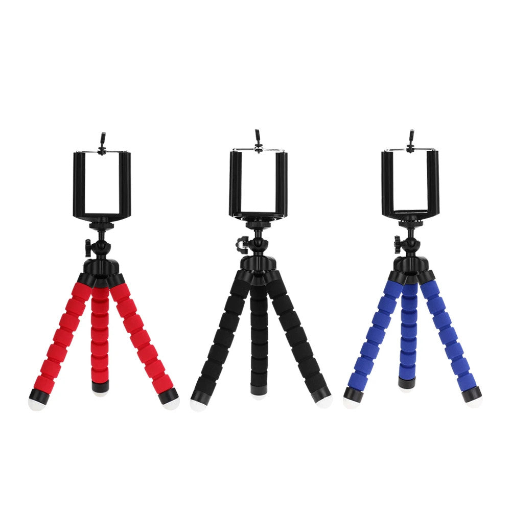 Mini Tripod + Remote For Smartphone Mobile Camera Holder Clip Stand Octopus