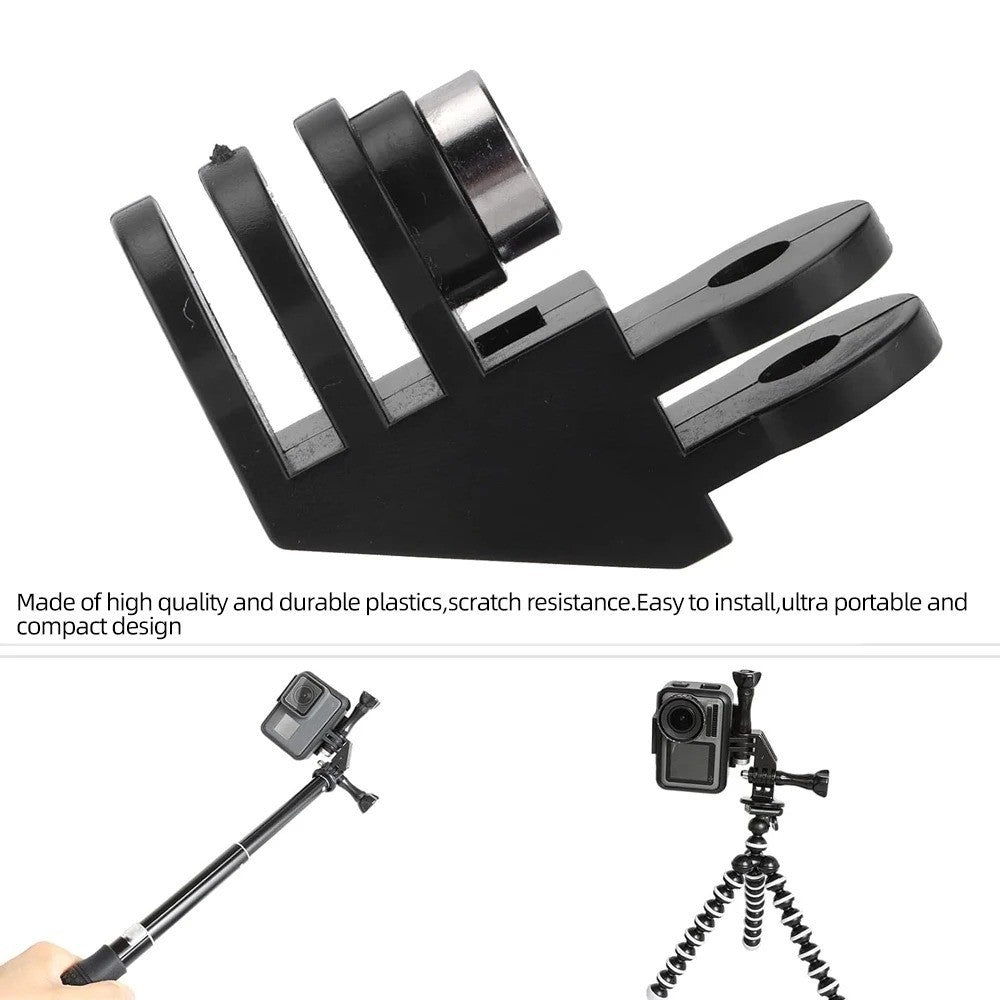 90 Degree Direction Adapter Elbow Mount For GoPro Hero 13 12 11 10 9 DJI Action