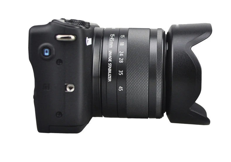 EW-53 Lens Hood Shade For Canon EOS M10 EF-M 15-45 mm f/3.5-6.3 IS STM