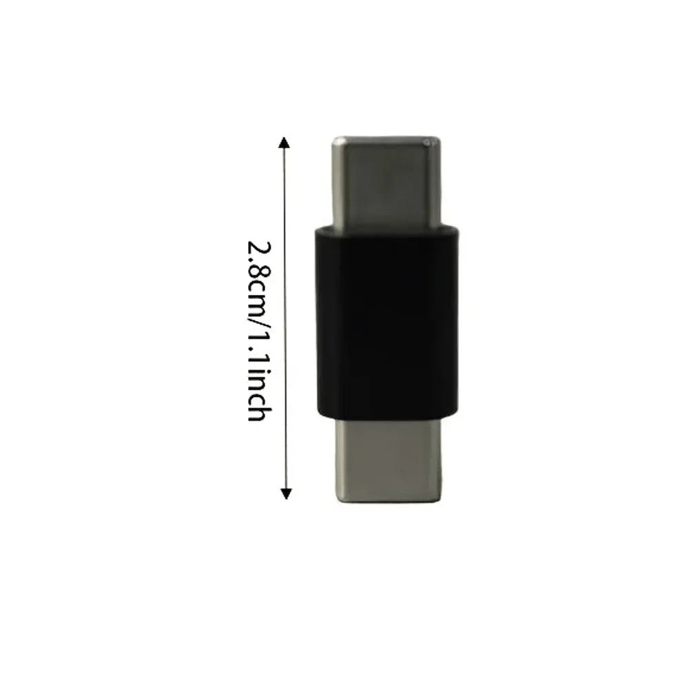 USB Type C Male to Male Coupler Adapter PD Fast Charge Data Extender MacBook PC
